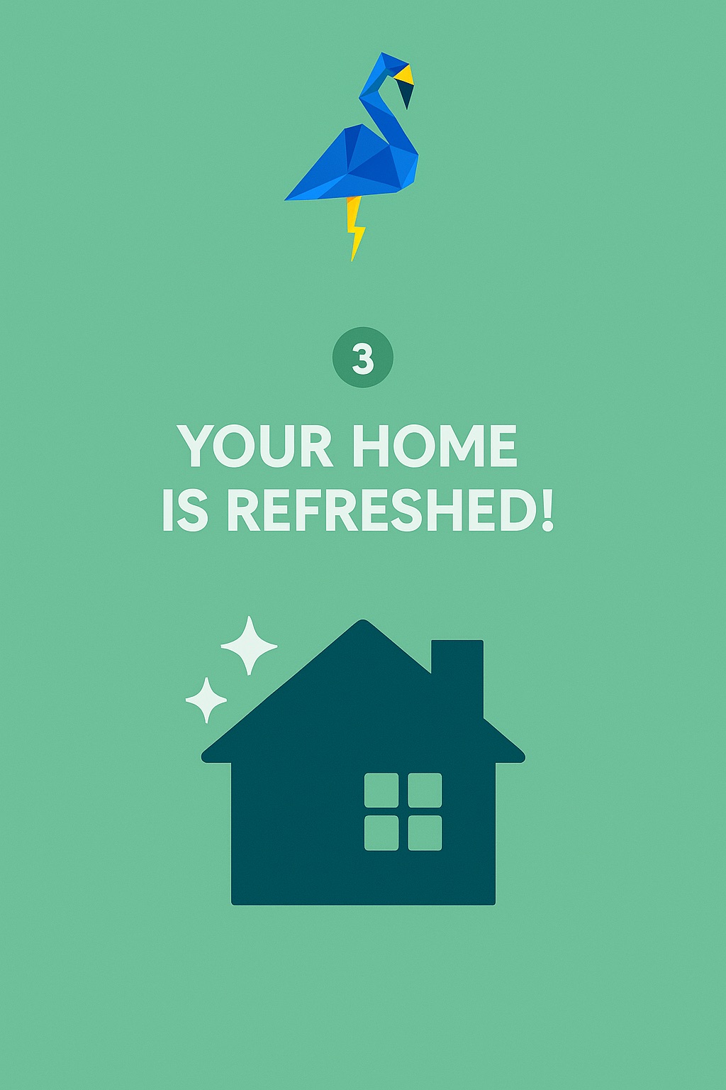 Your home is refreshed Flamingo Living holiday home refreshed after cleaning