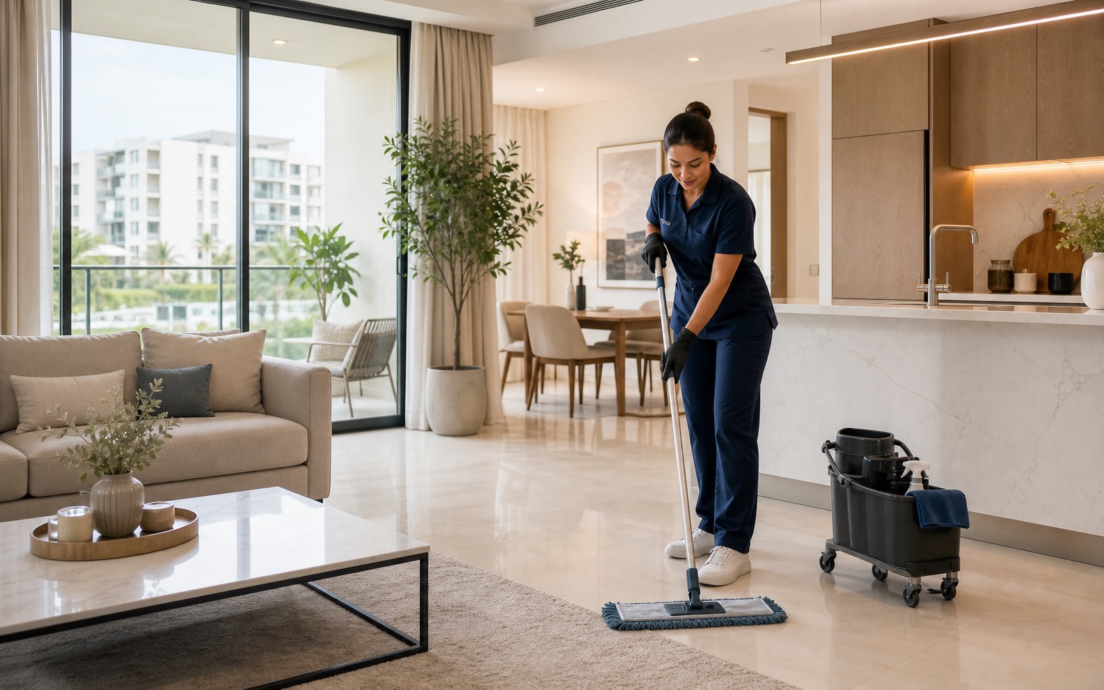 Cleaning services JVC Dubai Cleaning services in a JVC Dubai apartment